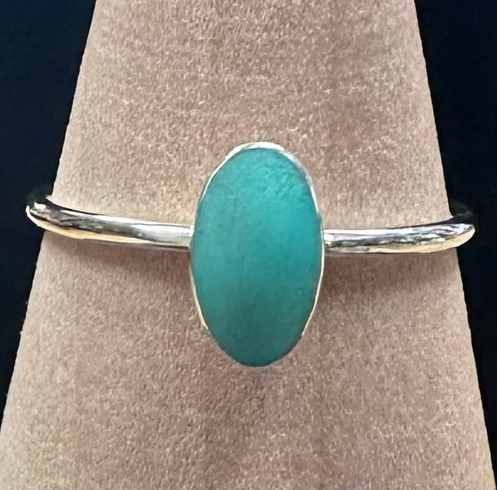 Turquoise Sterling Silver .925 Dainty Ring