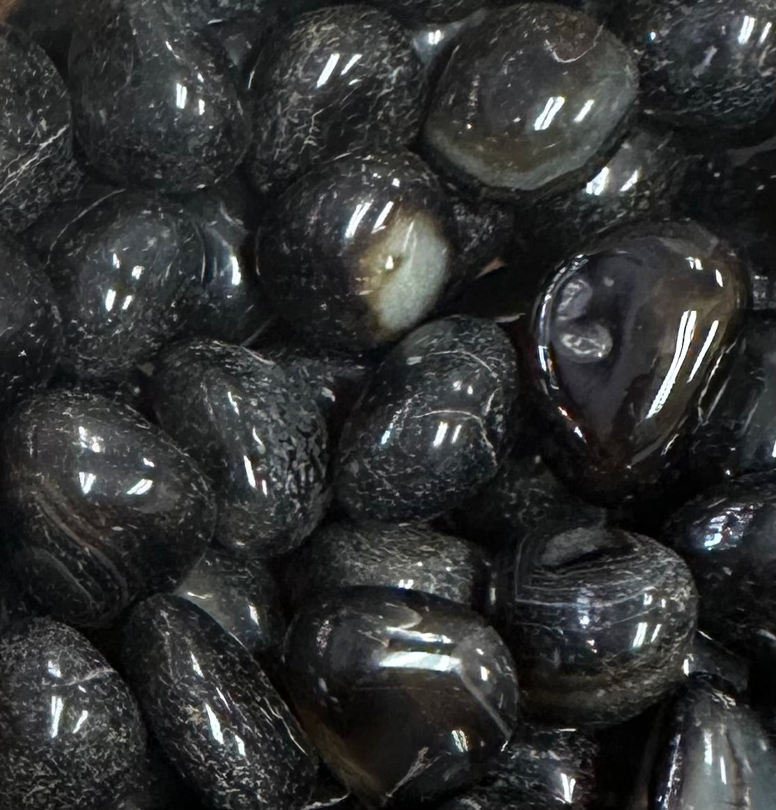 Botryoidal Black Agate