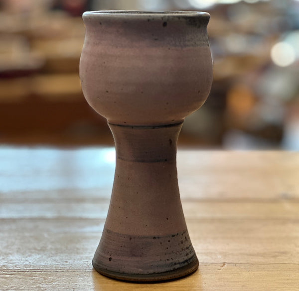 Purple Pottery Goblet