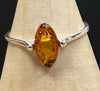 Anillos de plata de ley y ámbar báltico