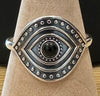 Anillo de plata de ley .925 con diseño de mal de ojo