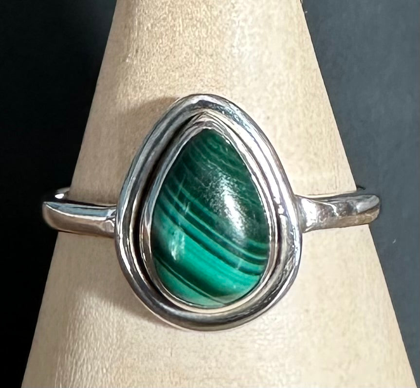 Malachite & Sterling Silver Ring