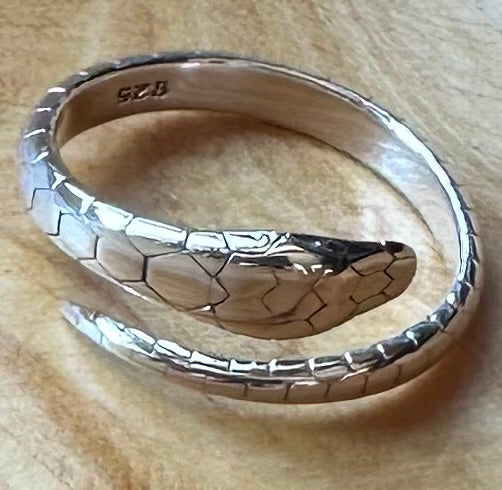 Snake Sterling Silver Ring