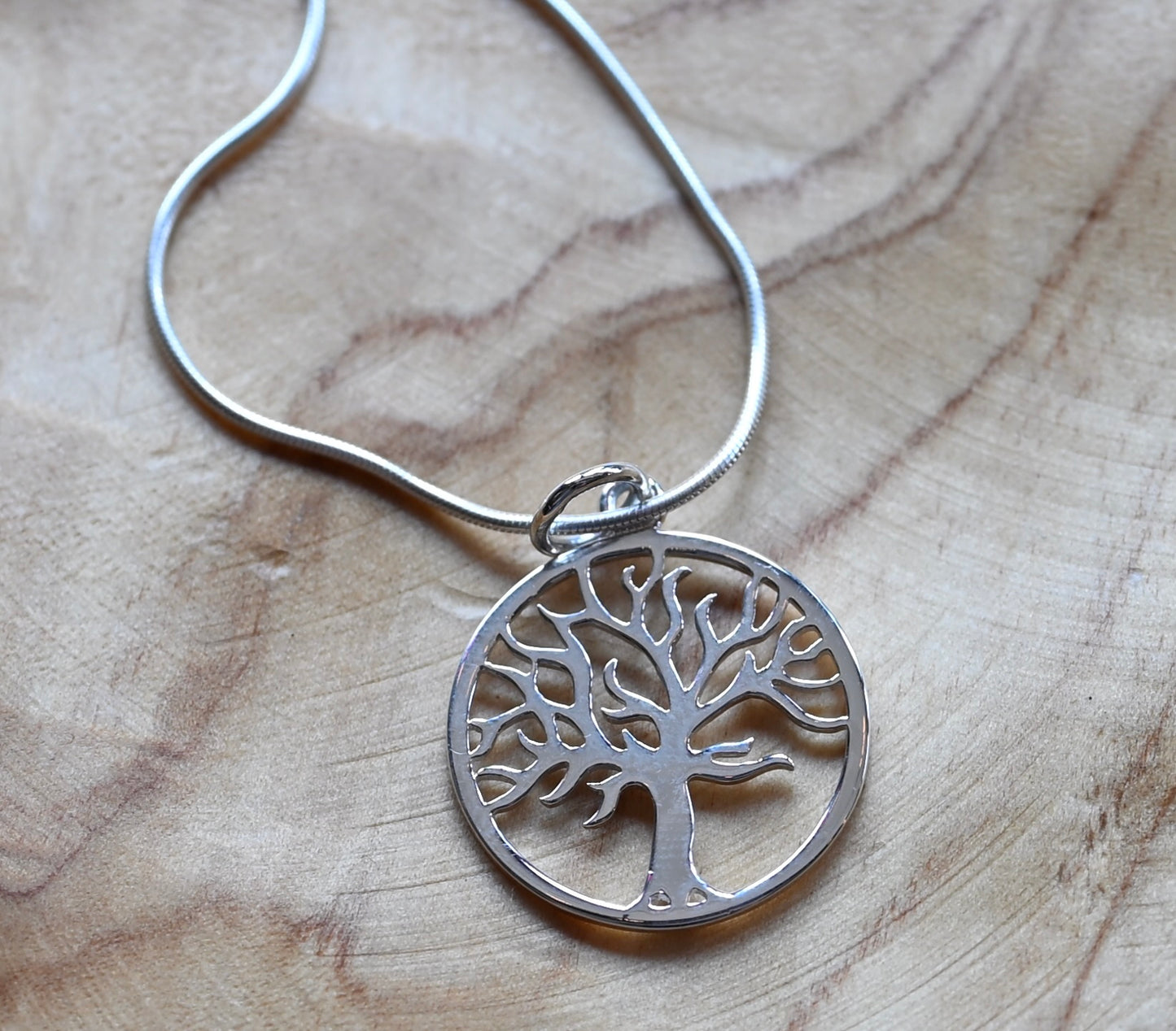Sterling Silver Tree of Life Pendant & 18” Necklace