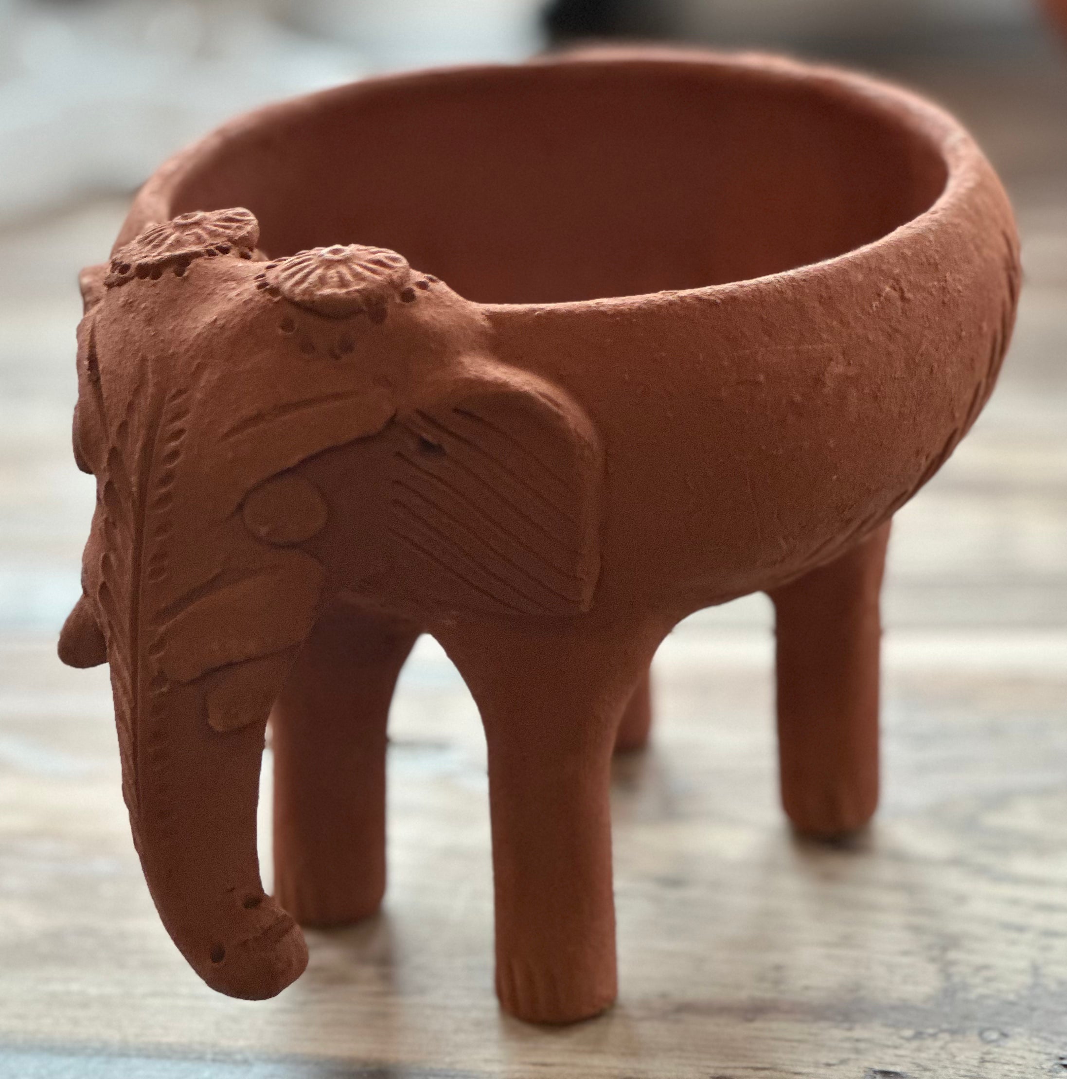 Jardineras de terracota de comercio justo