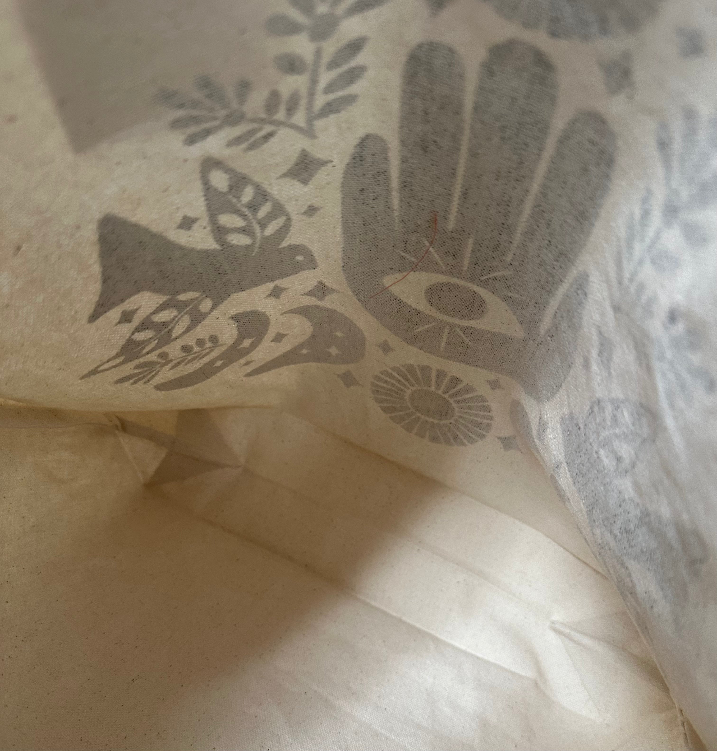 Bolsa de mano Hamsa y Luna de comercio justo