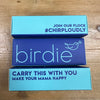 Ella es Birdie Alarm