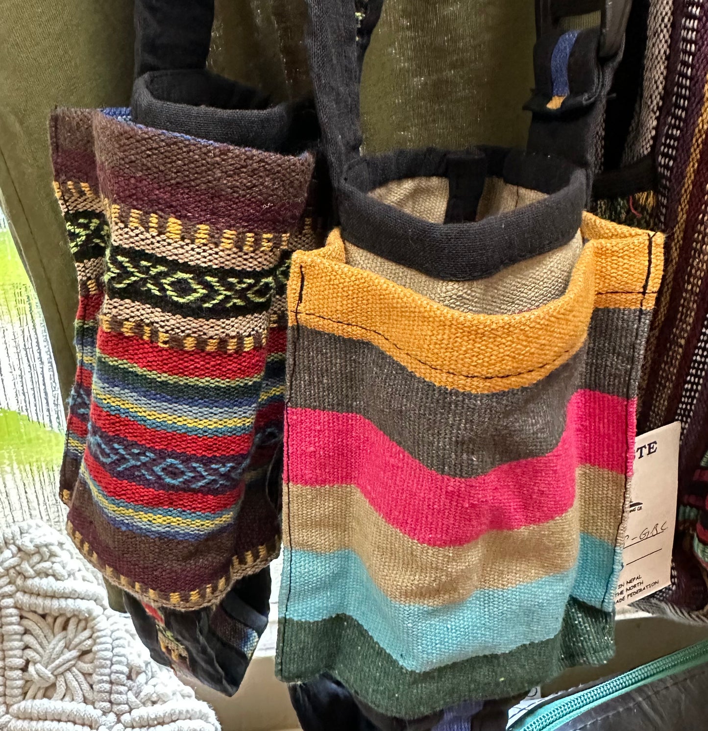 Bolsas de cáñamo y algodón de comercio justo