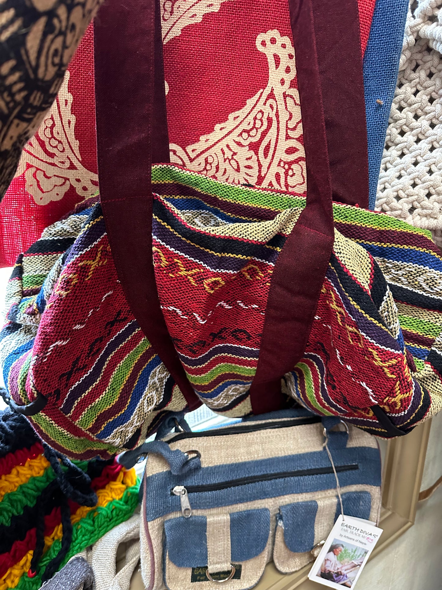 Fair Trade Hemp & Cotton Bags