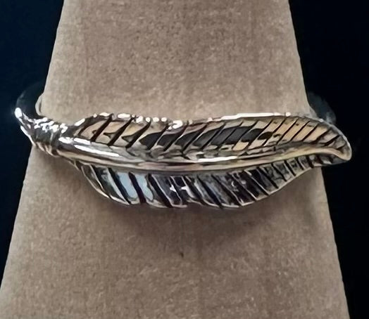 Feather Sterling Silver Ring