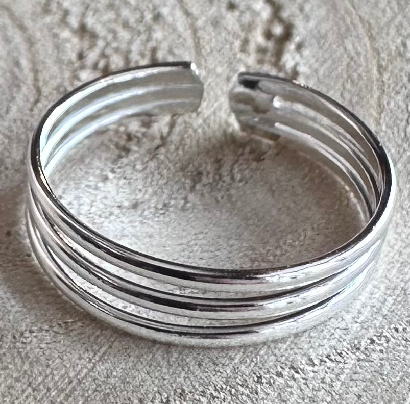 Anillos para los dedos del pie en plata de ley .925