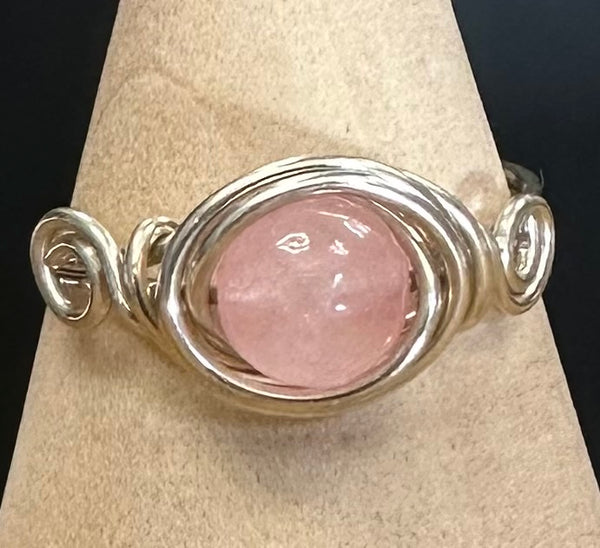 Joyas envueltas a mano con alambre de Kaley