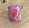 Rhodochrosite & Sterling Silver