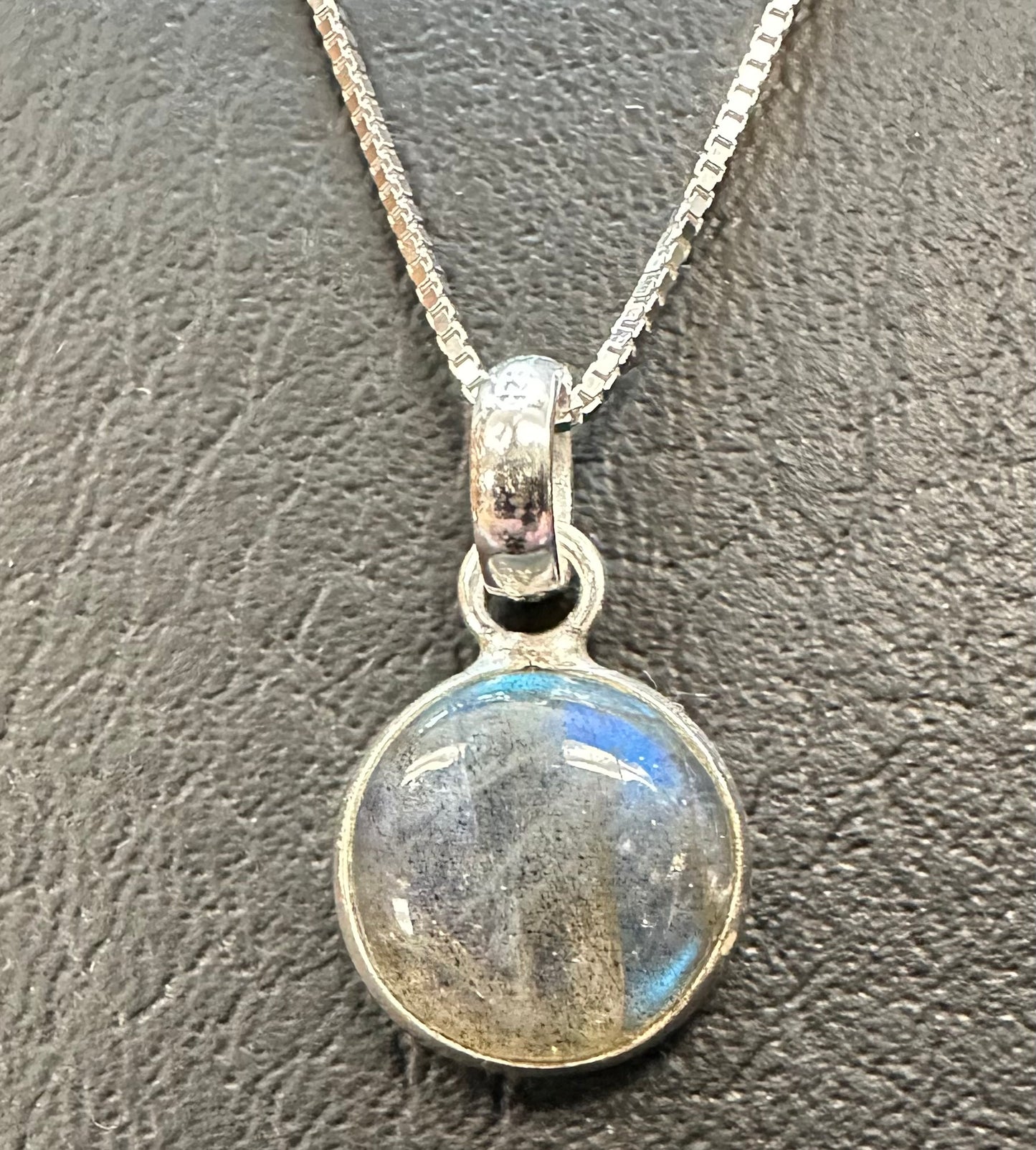 Labradorite Sterling Silver 18” Necklace