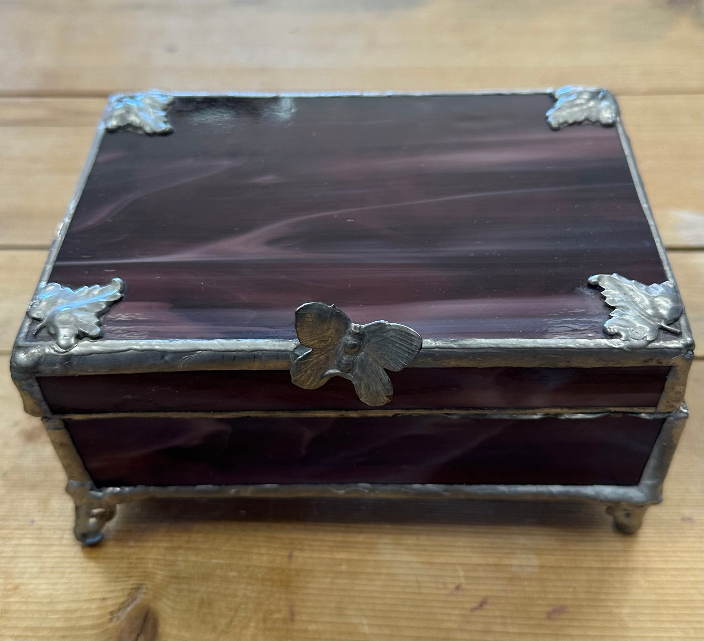 Purple Stained Glass Box