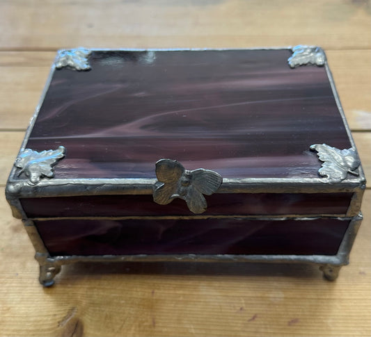 Purple Stained Glass Box