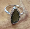 Moldavite & Sterling Silver