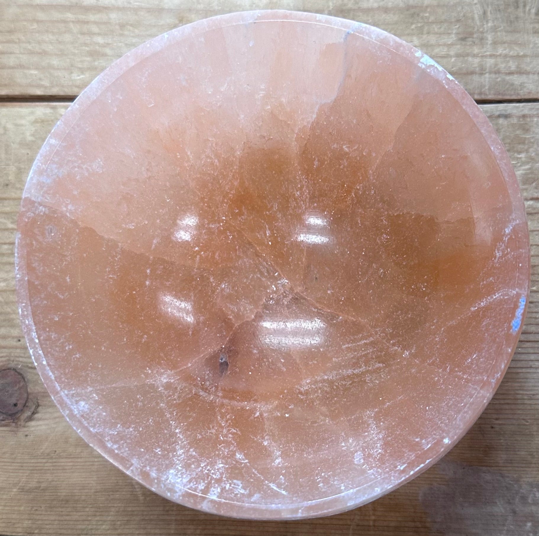 Selenite - Orange Peach