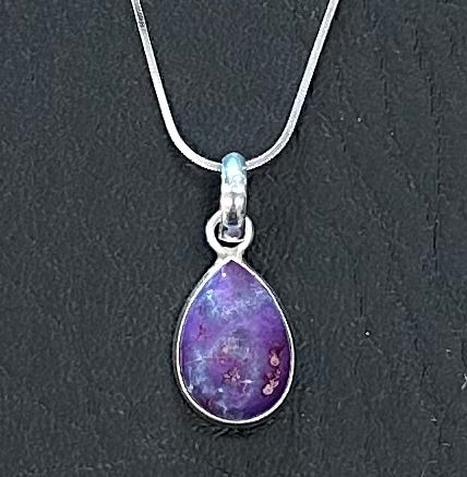 Purple Turquoise Sterling Silver