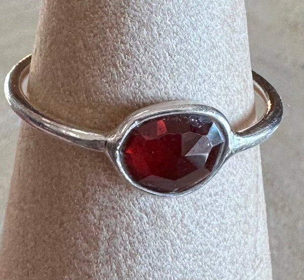 Garnet Sterling Silver