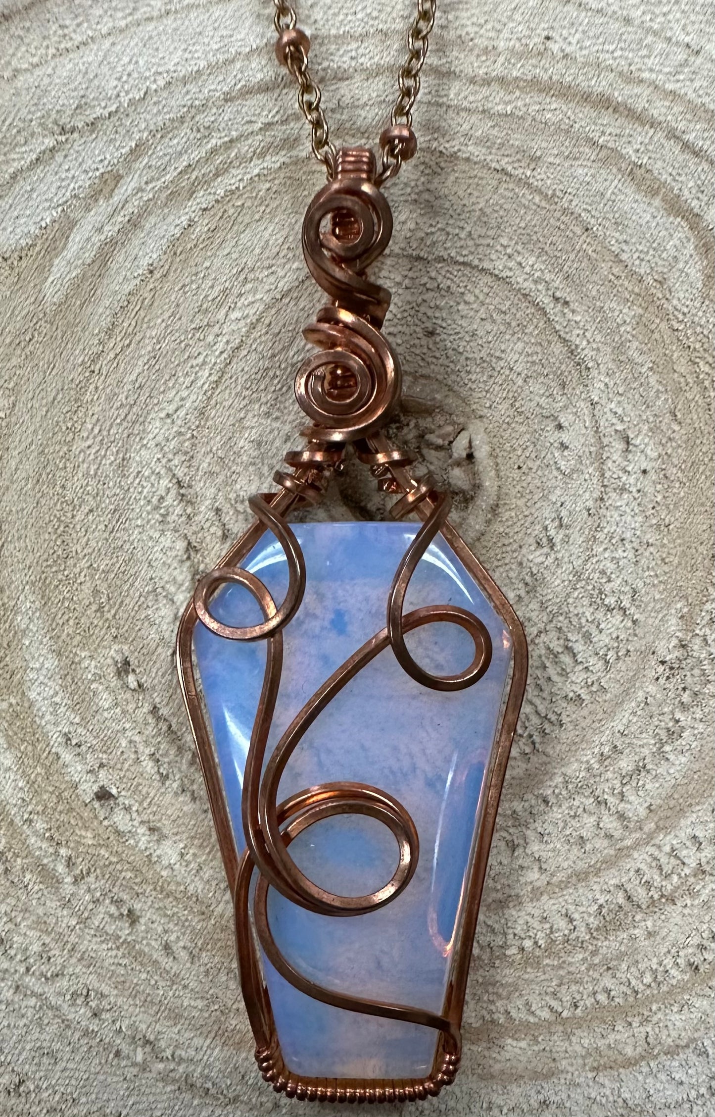 Wire Hand Wrapped Jewelry by Kaley