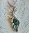 Moldavite & Sterling Silver