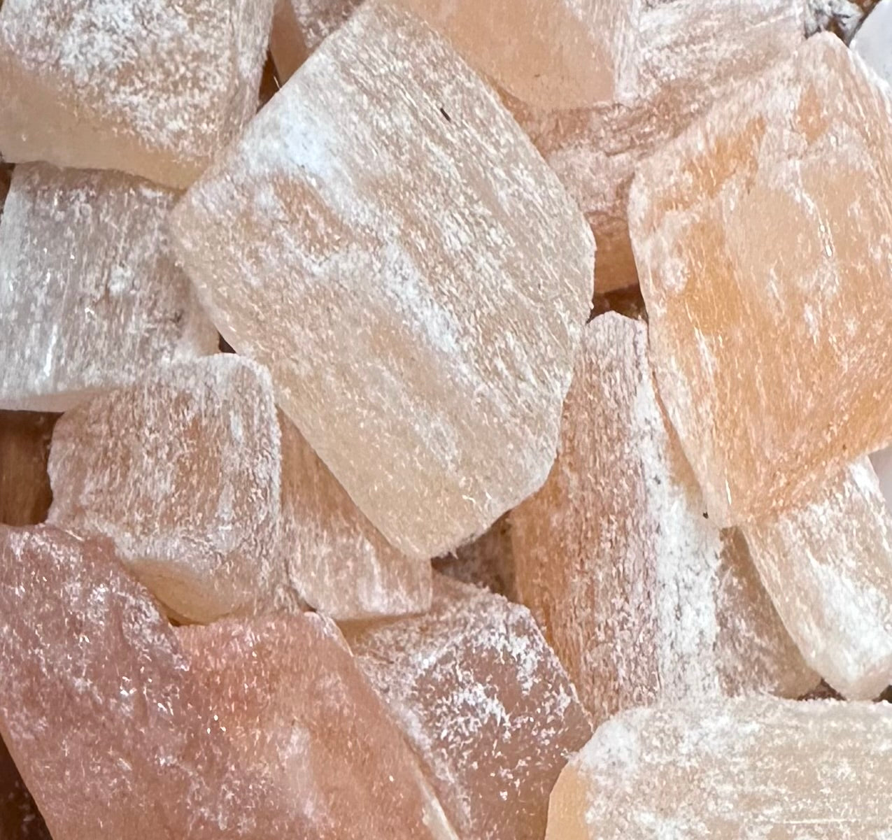 Selenite - Orange Peach