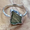 Moldavite & Sterling Silver
