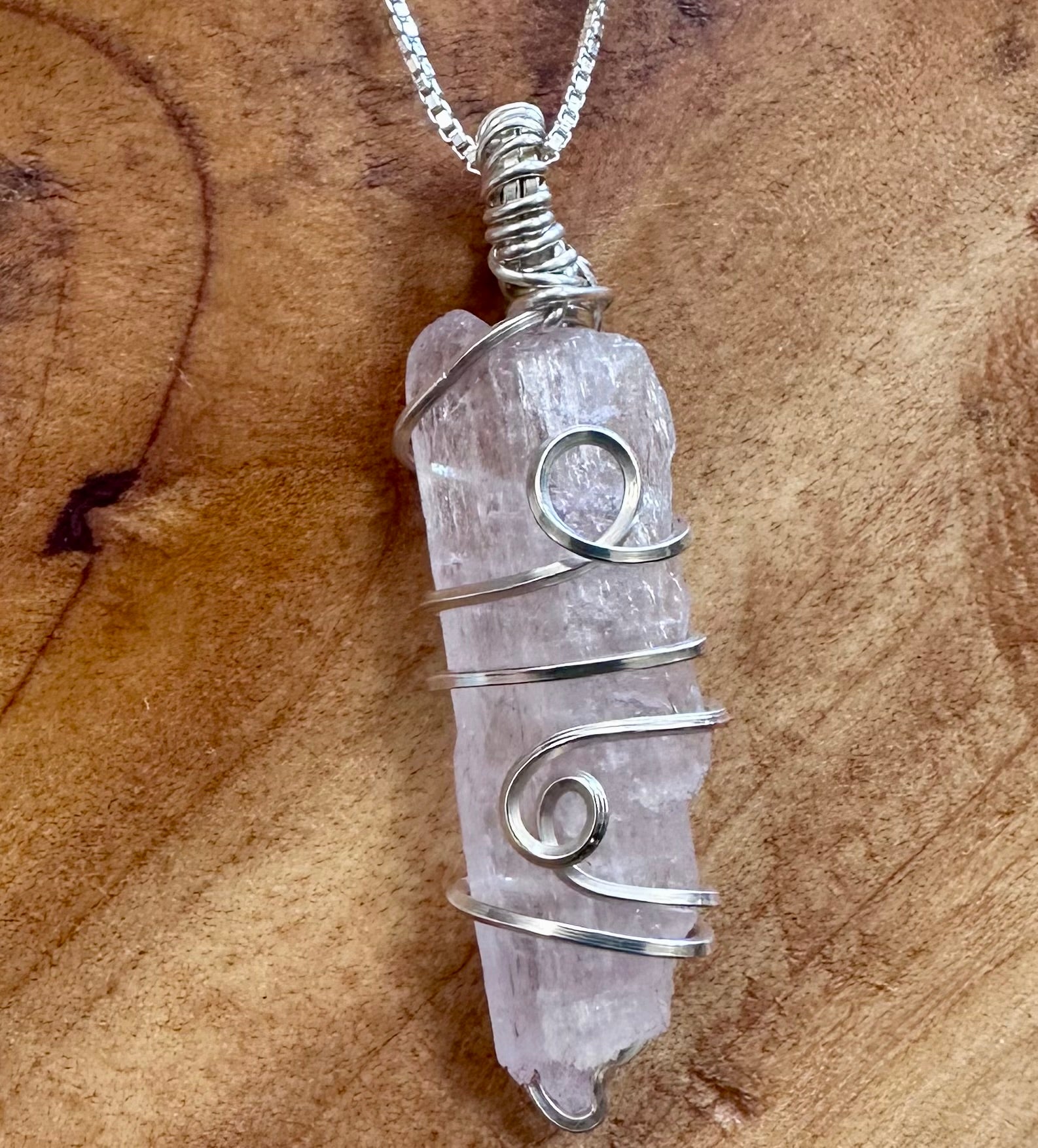 Kunzite & Sterling Silver