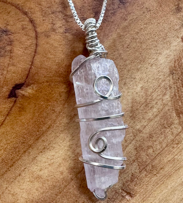 Kunzite & Sterling Silver