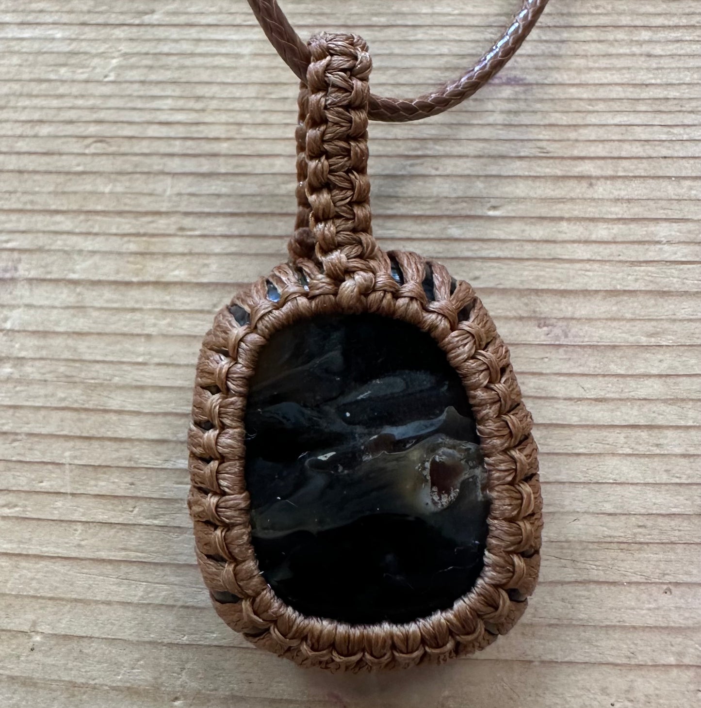 Solar Fae wrapped stone pendants