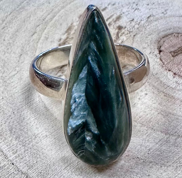 Seraphanite & Sterling Silver