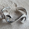 Anillos para los dedos del pie en plata de ley .925