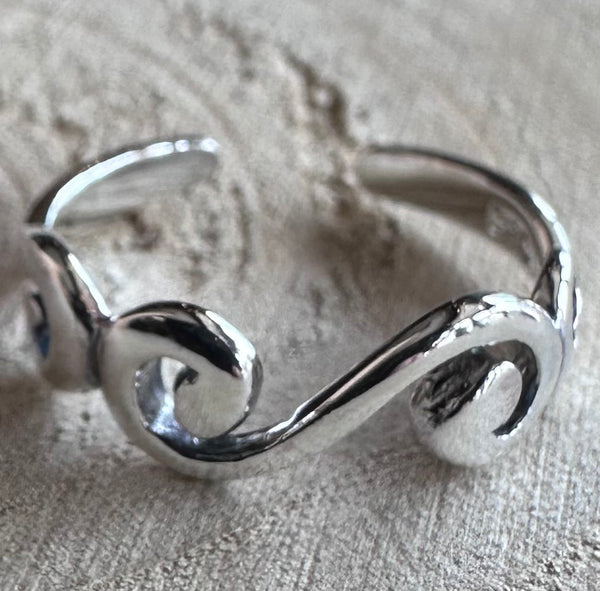 Anillos para los dedos del pie en plata de ley .925