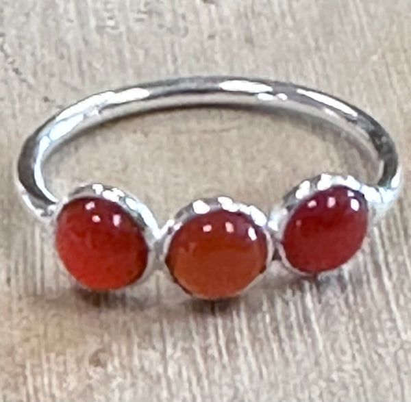 Carnelian & Sterling Silver
