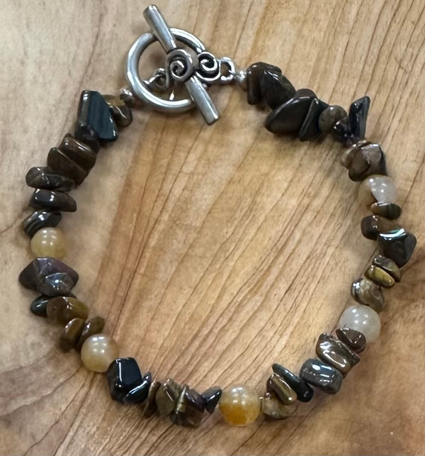 Joyas envueltas a mano con alambre de Kaley