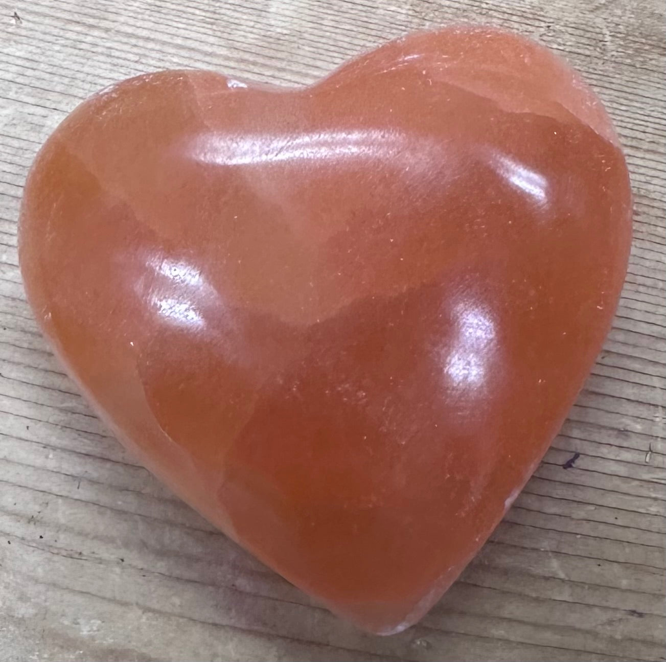 Selenite - Orange Peach