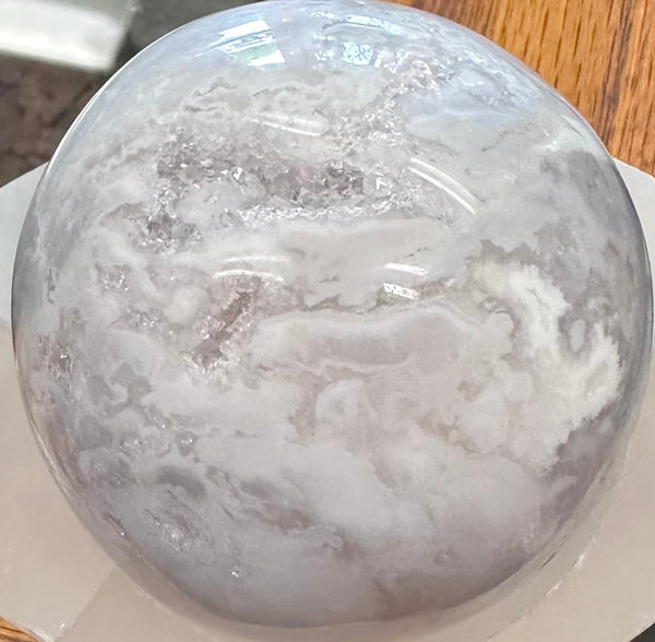 Snow White Lace Agate