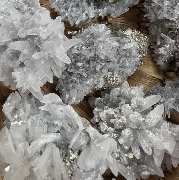 Pyrite & Quartz Clusters