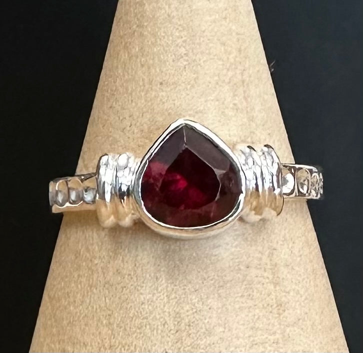 Garnet Sterling Silver