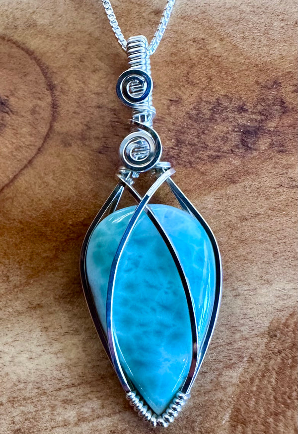 Larimar & Sterling Silver
