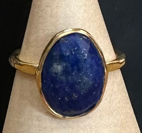 Lapis Lazuli 18K Gold Plated over Sterling Silver