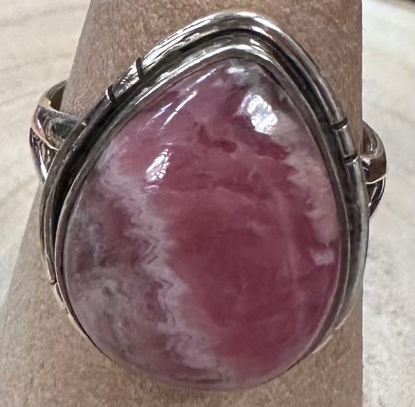 Rhodochrosite & Sterling Silver