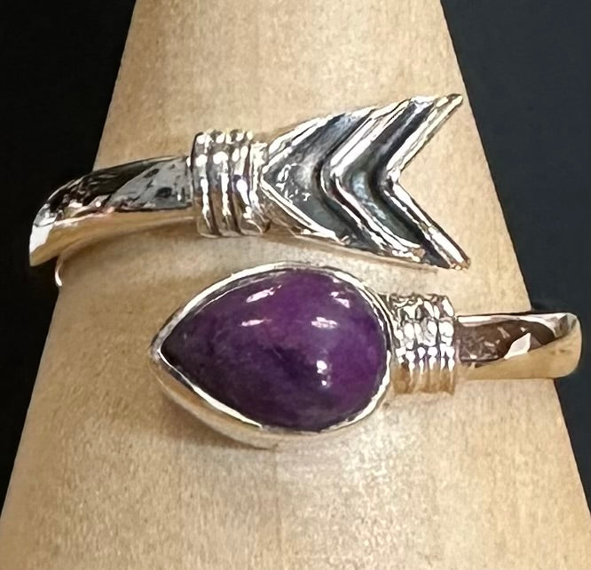 Purple Turquoise Sterling Silver