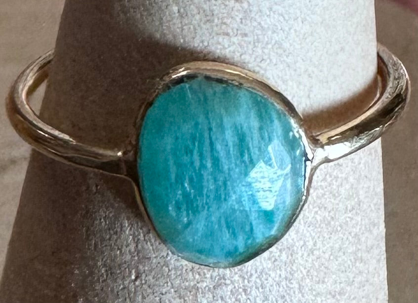Amazonite 18k Plated Sterling Silver Jewelry