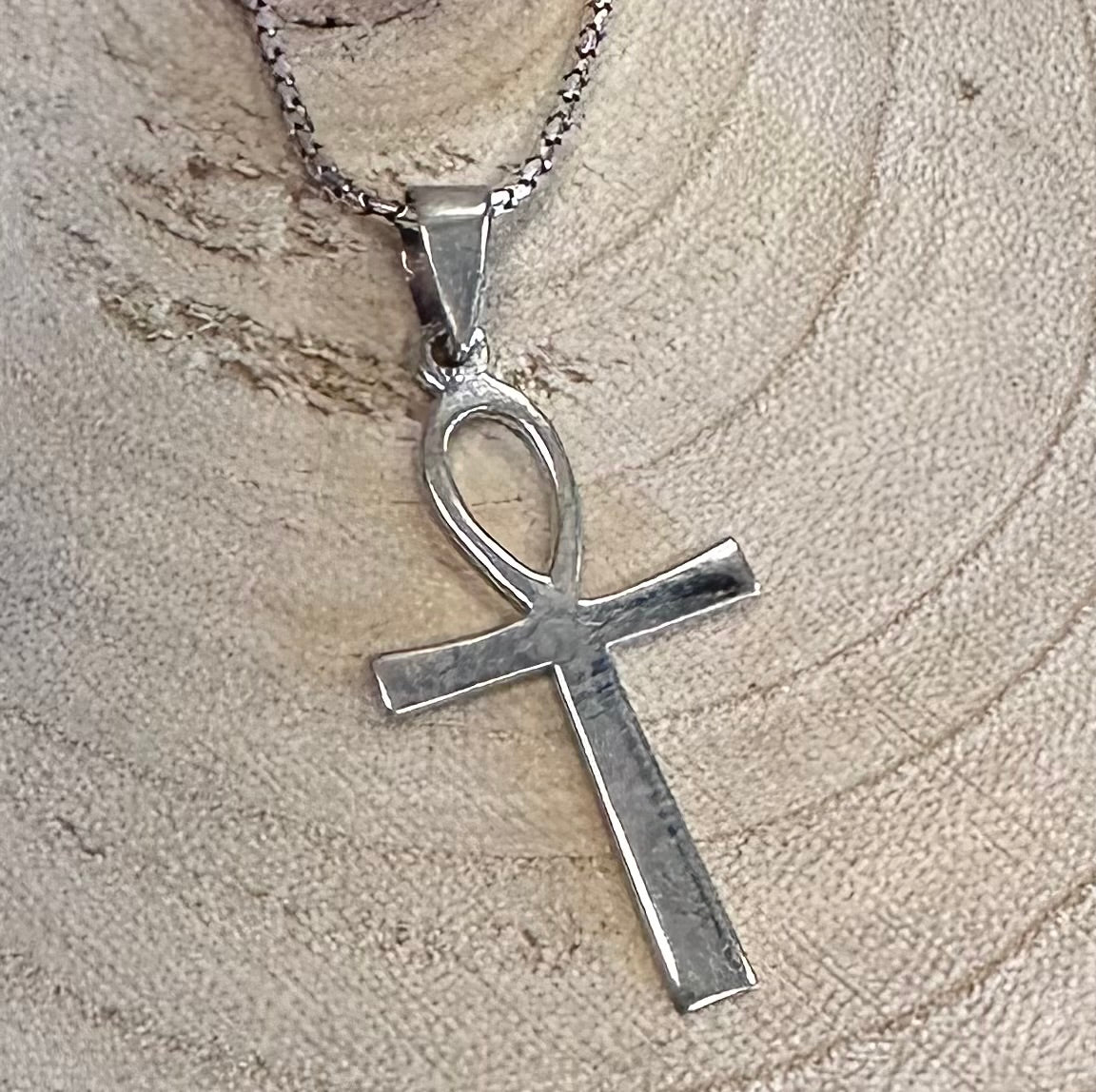 Ankh Sterling Silver Necklace