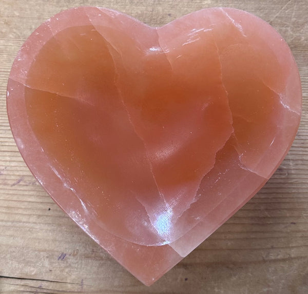 Selenite - Orange Peach