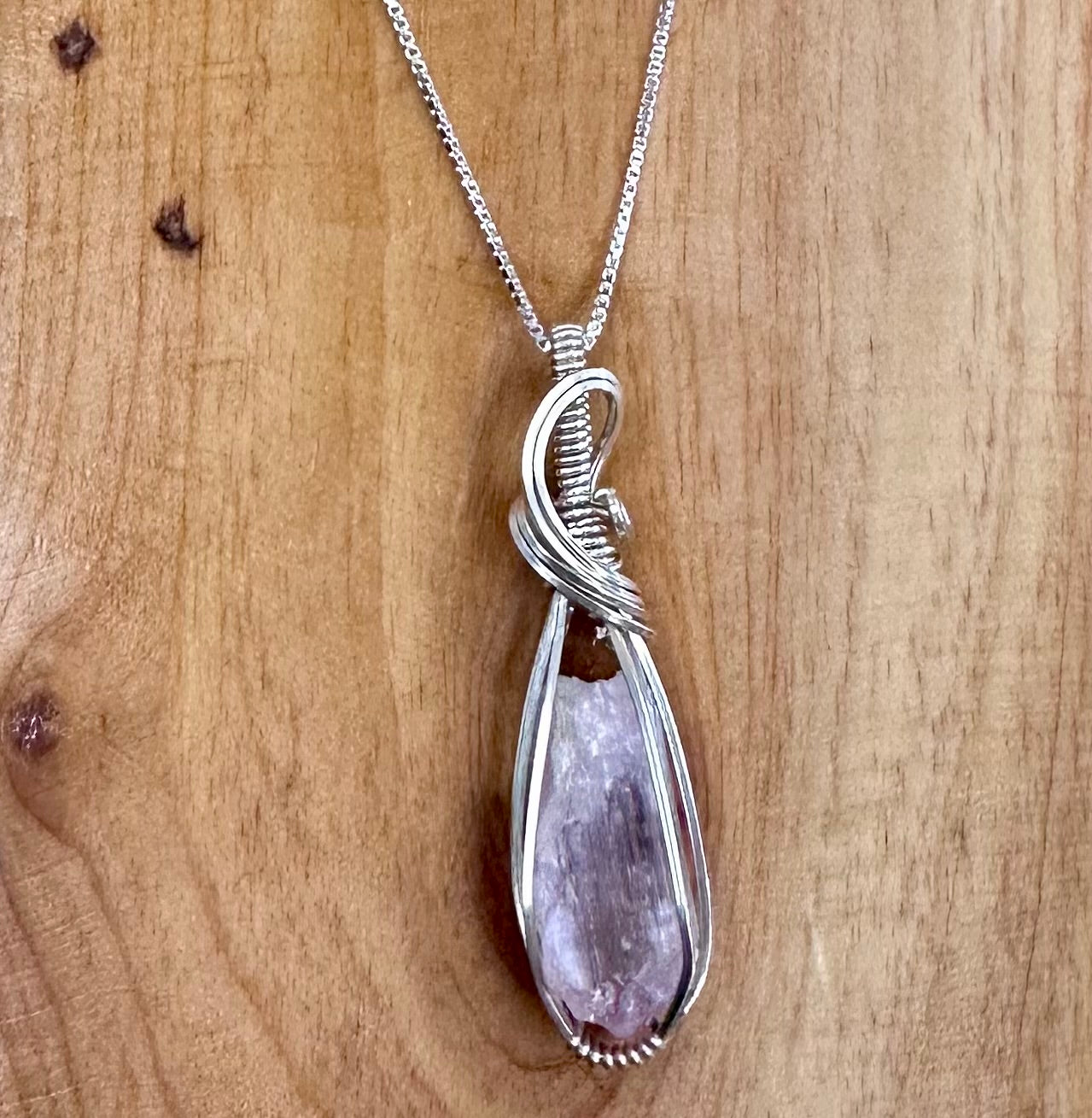Kunzite & Sterling Silver