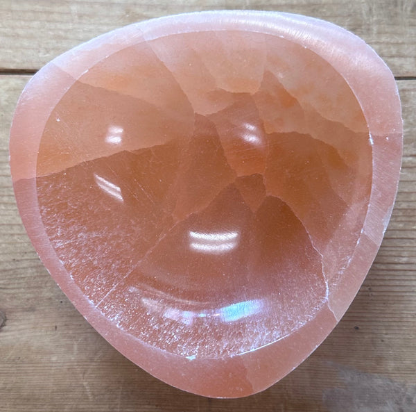 Selenite - Orange Peach