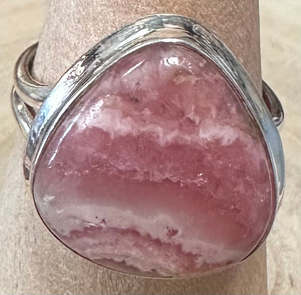 Rhodochrosite & Sterling Silver